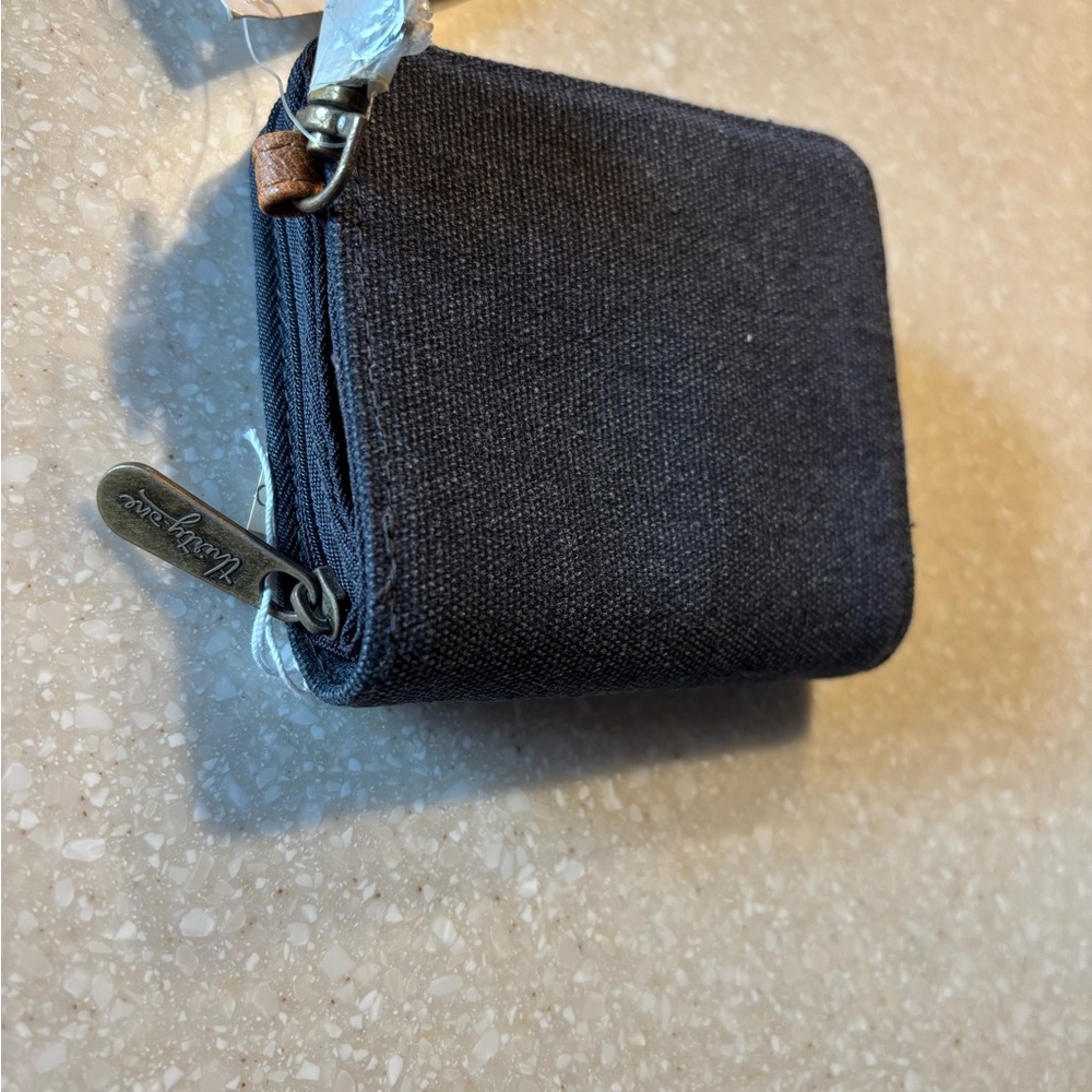 Thirty-One Black Fabric Wallet